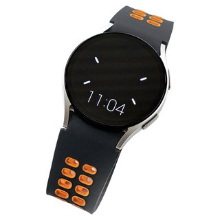 누아트 갤럭시워치 호환 스트랩 마그네틱 디버클 스포츠 실리콘 밴드, 다크오렌지, 1개