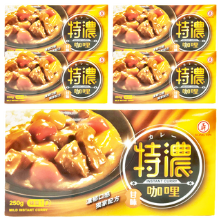 工研 特濃甘味咖哩 250g, 5盒