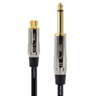 HDtop 韓國製RCA母轉5.5單聲道公1m線, 1個