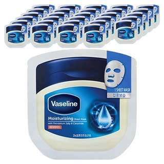 바세린 보습 시트 마스크, 1개입, 40개