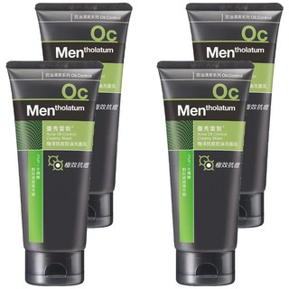 MENTHOLATUM 曼秀雷敦 台灣公司貨 極淨抗痘控油洗面乳, 100g, 4條