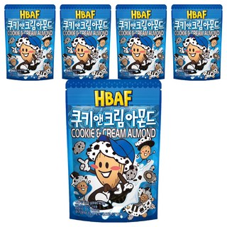 HBAF 杏仁果 巧酥餅乾味, 120g, 5個