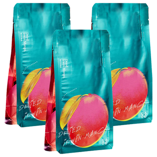 sunnygogo 陽光菓菓 台灣經典愛文芒果乾 零添加任何香料, 100g, 3包