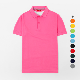 유니렉스 남녀공용 티센스 컬러풀 카라 반팔 티셔츠