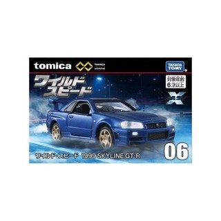TOMICA 無極限 PRM06 玩命關頭 日產 Skyline GT-R TM29764 3歲以上, 1盒