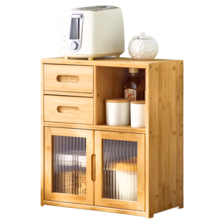 HAPPY LiFE 檯面收納櫃 二門雙抽, Y11135 原, 42 x 23 x 49cm