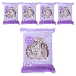 FOREST NOODLES 森林麵食 紫心番薯口味 道地沙茶 125g, 5包