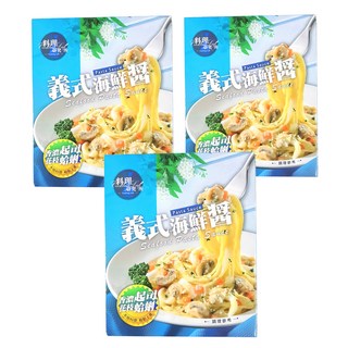 聯夏料理研究所 義式海鮮醬 Seafood Pasta Sauce, 140g, 3盒