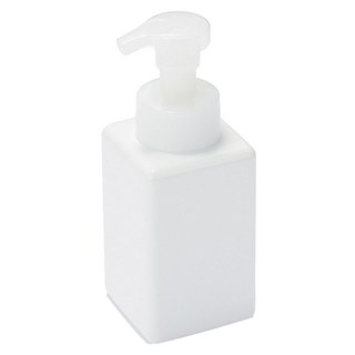 MUJI 無印良品 PET慕斯瓶, 白色, 1個