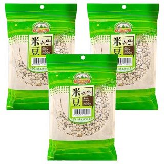WON LAI WON 旺來旺 米豆 Natural, 600g, 3包