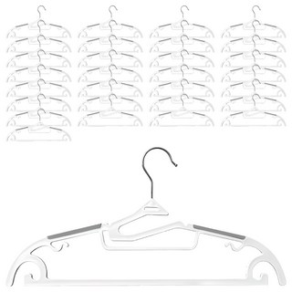 가쯔 멀티 회전고리 논슬립 옷걸이, 화이트, 60개