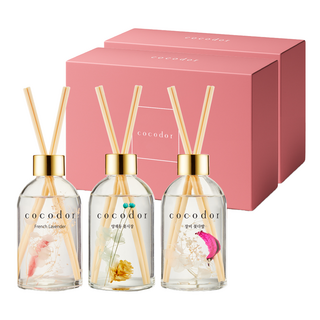 코코도르 하바리움 디퓨저 3종 세트, C호 (양재동꽃시장+프렌치라벤더+장미꽃다발), 200ml, 2개