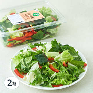 그린래빗 파프리카 & 샐러드 Kit, 180g, 2개