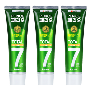 PERIOE 倍麗兒 7效蜂膠牙膏, TOTAL 7, 120g, 3條