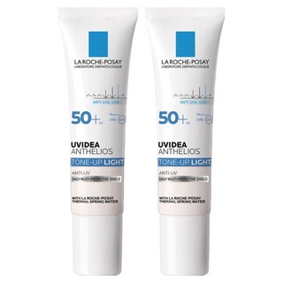 라로슈포제 유비데아 안뗄리오스 톤업 라이트 크림 SPF50+ PA++++, 30ml, 2개