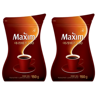 맥심 아라비카 100 원두 커피믹스, 150g, 1개입, 2개