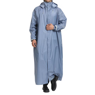 FAIRRAIN 飛銳 三度空間背包型連身式雨衣, 迷霧灰, 衣長125cm x 胸寬70cm x 袖長78cm