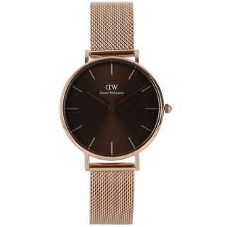 Daniel Wellington Petite Amber 織物手錶 32 DW00100477