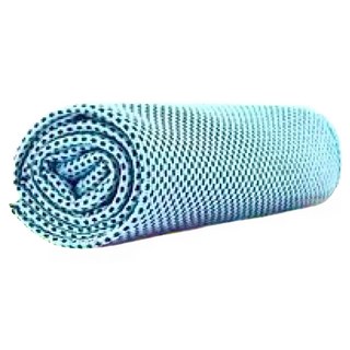 魔幻冷感運動冰涼巾 雙層冷感棉材質, 顏色隨機, 1條