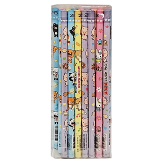 其他品牌 麻吉珍珠圓桿2B鉛筆, 可愛卡通圖案 書寫流暢不易斷裂, 麻吉家族, 1入