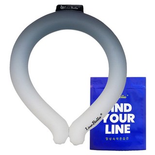 라인벨라 프리미엄 아이스 빅 넥쿨러, 블랙, 1개