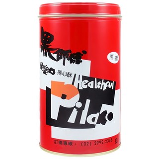 Healthful 黑師傅 黑糖 捲心酥, 口感香脆酥口, 濃郁滑順, 400g, 1罐