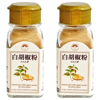 新光洋菜 100%白胡椒粉 來自印尼高山, 30g, 2瓶
