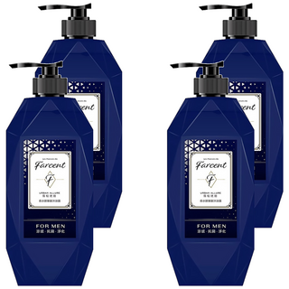 LES PARFUMS DE Farcent 香水 胺基酸沐浴露 雪松琥珀, 780g, 4瓶