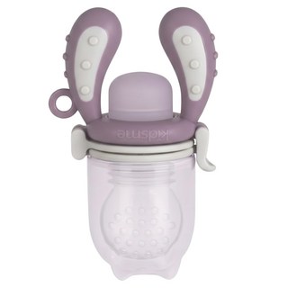 kidsme 咬咬樂輔食器 增量版 6個月以上適用 訓練咀嚼吞嚥能力, 葡萄紫, 1個