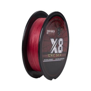 CALLIOPE 8股編織釣魚線 釣魚導線 100m, 紅色, 1個