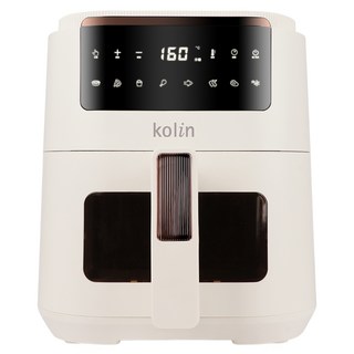 Kolin 歌林 觸控氣炸鍋 366 x 332 x 306mm 3.7kg 5L, KNJP-SD2063, 白色