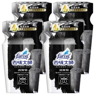去味大師 消臭易 備長炭, 350ml, 4瓶