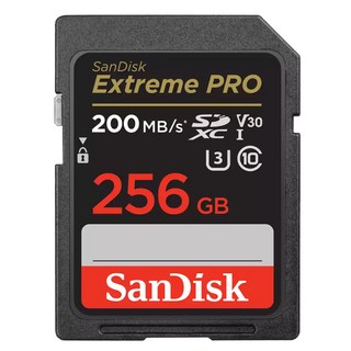 SanDisk 晟碟 Extreme Pro SDXC UHS-I(V30) 記憶卡, 256GB, 1個