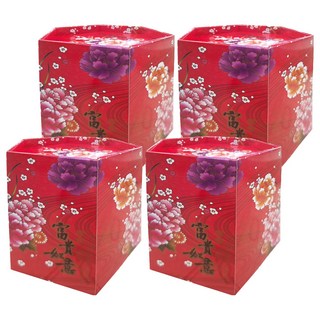 古道 鳳梨酥 六角禮盒，奶香四溢，獨立包裝，送禮自用皆宜, 240g, 4盒