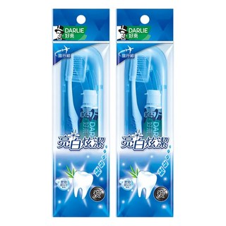 DARLIE 好來 全亮白炫潔竹炭旅行組, 40g, 2組