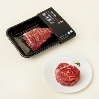 횡성한우 1++ 채끝 스테이크용 (냉장), 200g, 1개