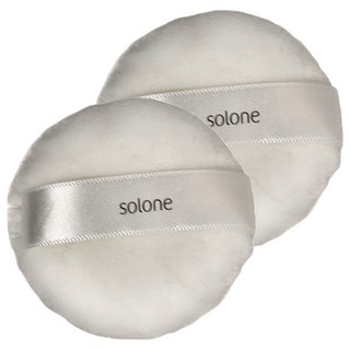 Solone 特級日本立絨蜜粉撲 55mm, 1755-01, 2個