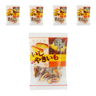 Shiawasedou 石烤地瓜麵包, 155g, 5個