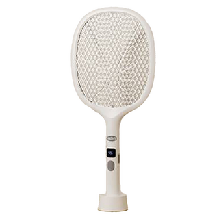 LIBERTY 利百代 電顯二合一防火捕蚊拍 LY-8023ZA, 白色