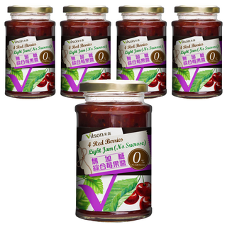 Vilson 米森 無加糖綜合莓果醬 290g, 5罐