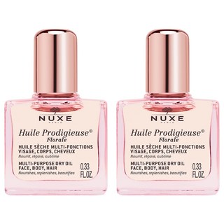 NUXE 巴黎歐樹 全效花香精華油 滋潤保濕 身體護理 多用途, 10ml, 2瓶
