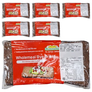 Mestemacher 麥大師 德國全麥黑麵包, 6個, 500g