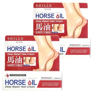 SHILLS 舒兒絲 馬油修護潤澤手足龜裂霜 深層滋養, 2盒, 50ml