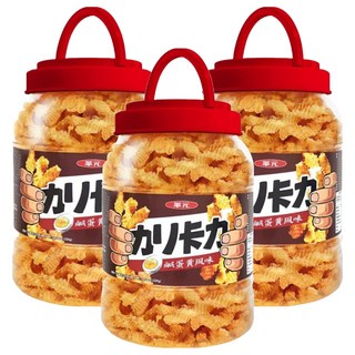 華元 卡力卡力重量級 鹹蛋黃風味, 320g, 3罐