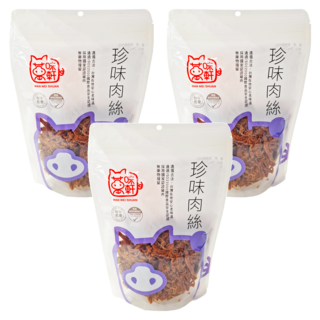 萬味軒 珍味豬肉絲 台灣產 原味, 150g, 3包