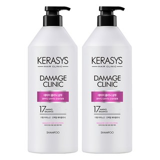 KERASYS 植萃系抗損系列洗髮精 含17種胺基酸 添加摩洛哥堅果油, 980ml, 2瓶