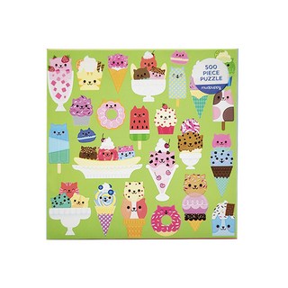mudpuppy 拼圖 500片 促進腦部發展 手眼協調 手部肌肉訓練 環保材質, 貓咪咖啡館, 1盒