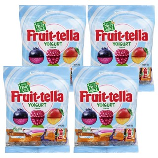 Fruit-tella 水果優格咀嚼軟糖, 100g, 4包