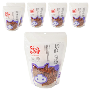 萬味軒 珍味豬肉絲 台灣產 原味, 150g, 6包