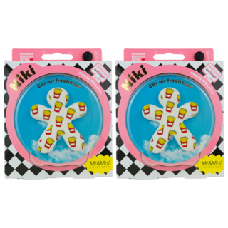 Mr&Mrs FRAGRANCE Niki Special Deco 車用芳香劑, 紅果, 2個